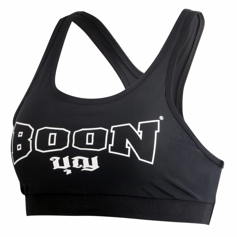 black sports bra