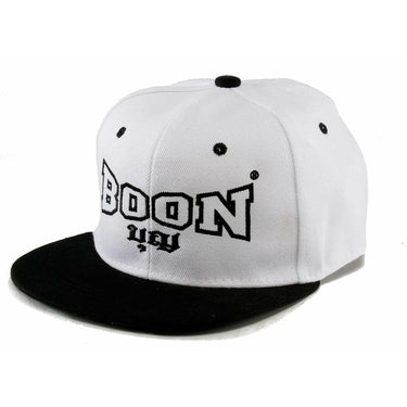 BCWB BOON Snapback Cap WHITE & BLACK - BOON Sport