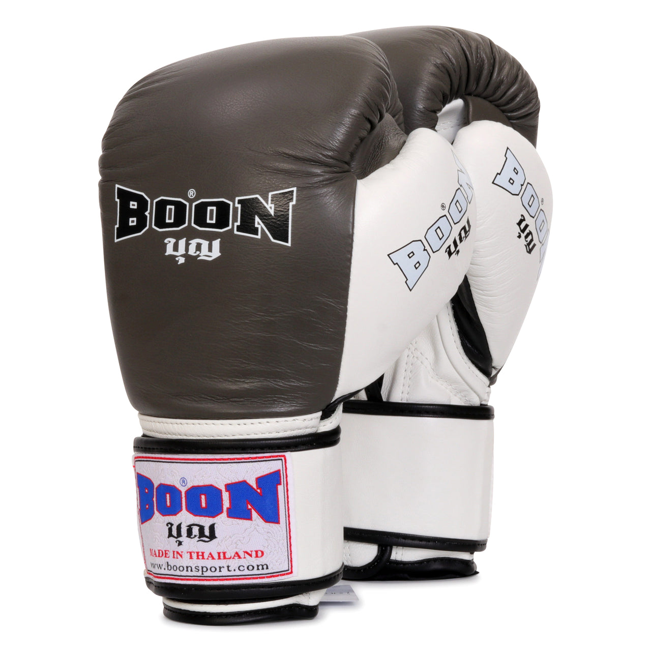BGCGR Compact Velcro Glove Gray & White