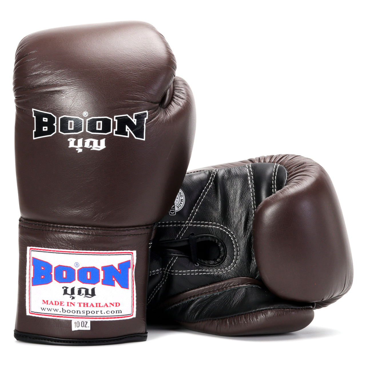 BGLBR Lace-Up Gloves Brown & Black