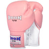 BGLLP Lace-Up Gloves Light Pink & White