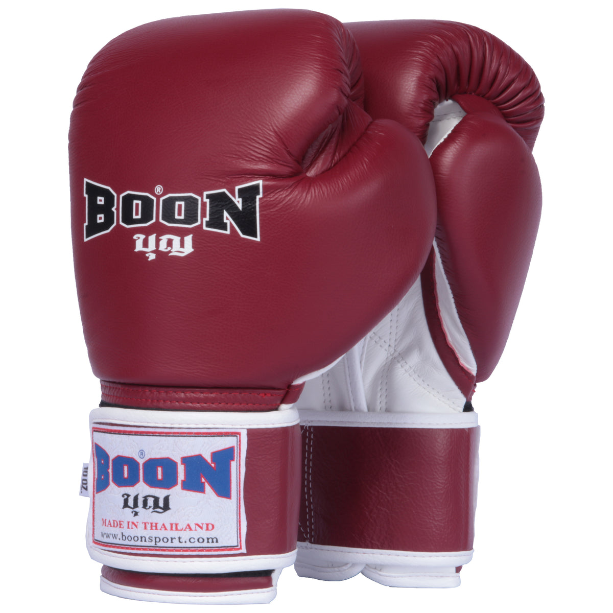 BGVBU Classic Velcro Glove Burgundy