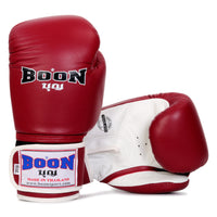 BGVBU Classic Velcro Glove Burgundy