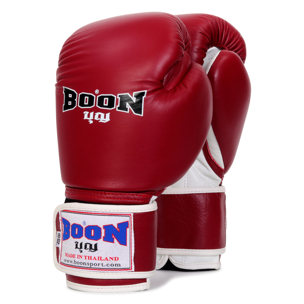 BGVBU Classic Velcro Glove Burgundy