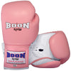 BGLLP Lace-Up Gloves Light Pink & White