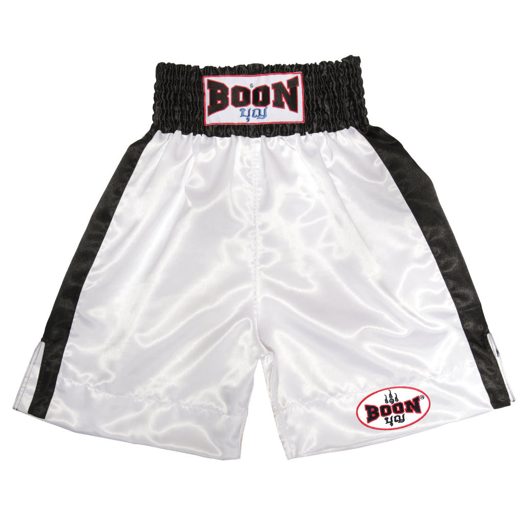 BSWB Black & White boxing shorts