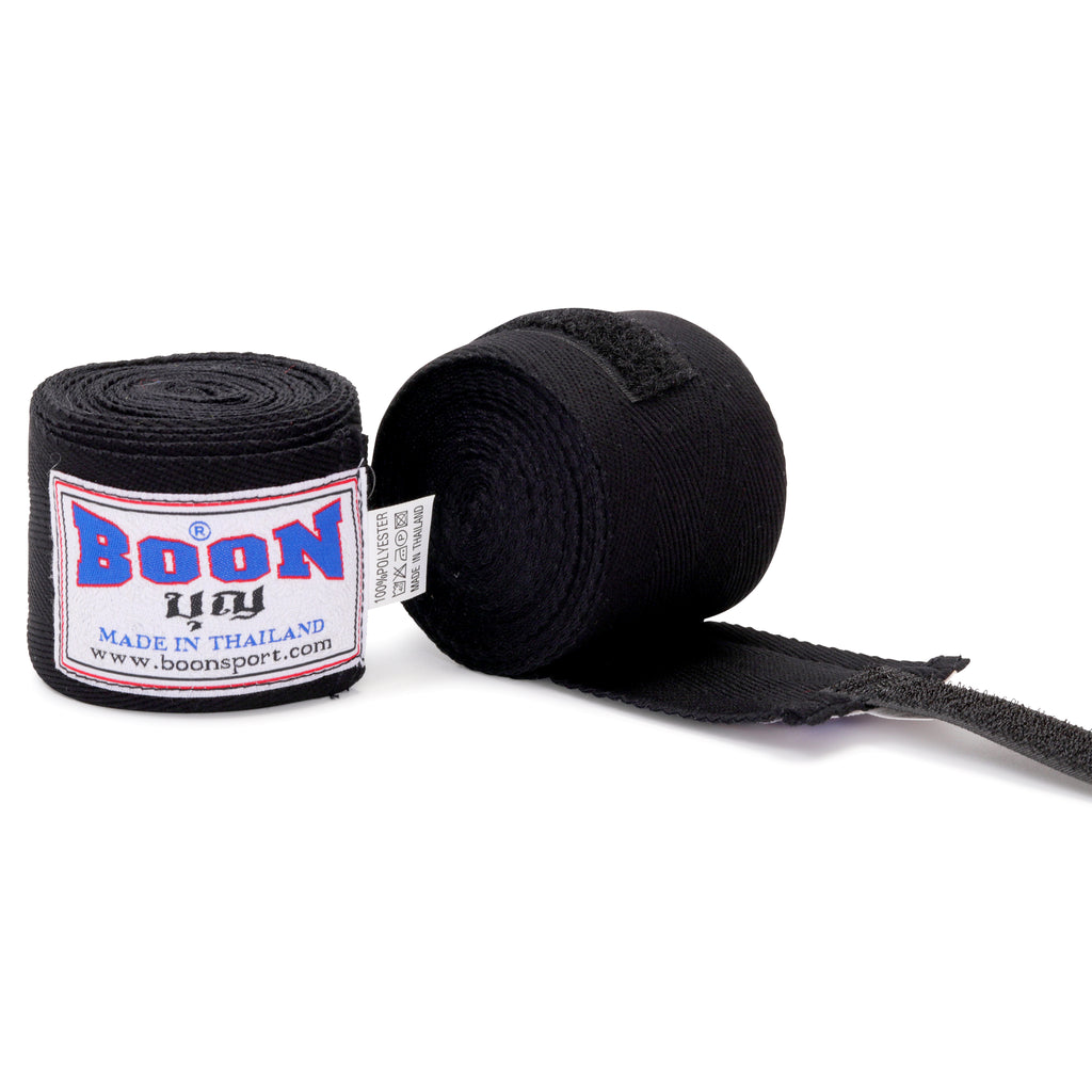 TWSBK 3.5m Stretch Hand Wraps, Black