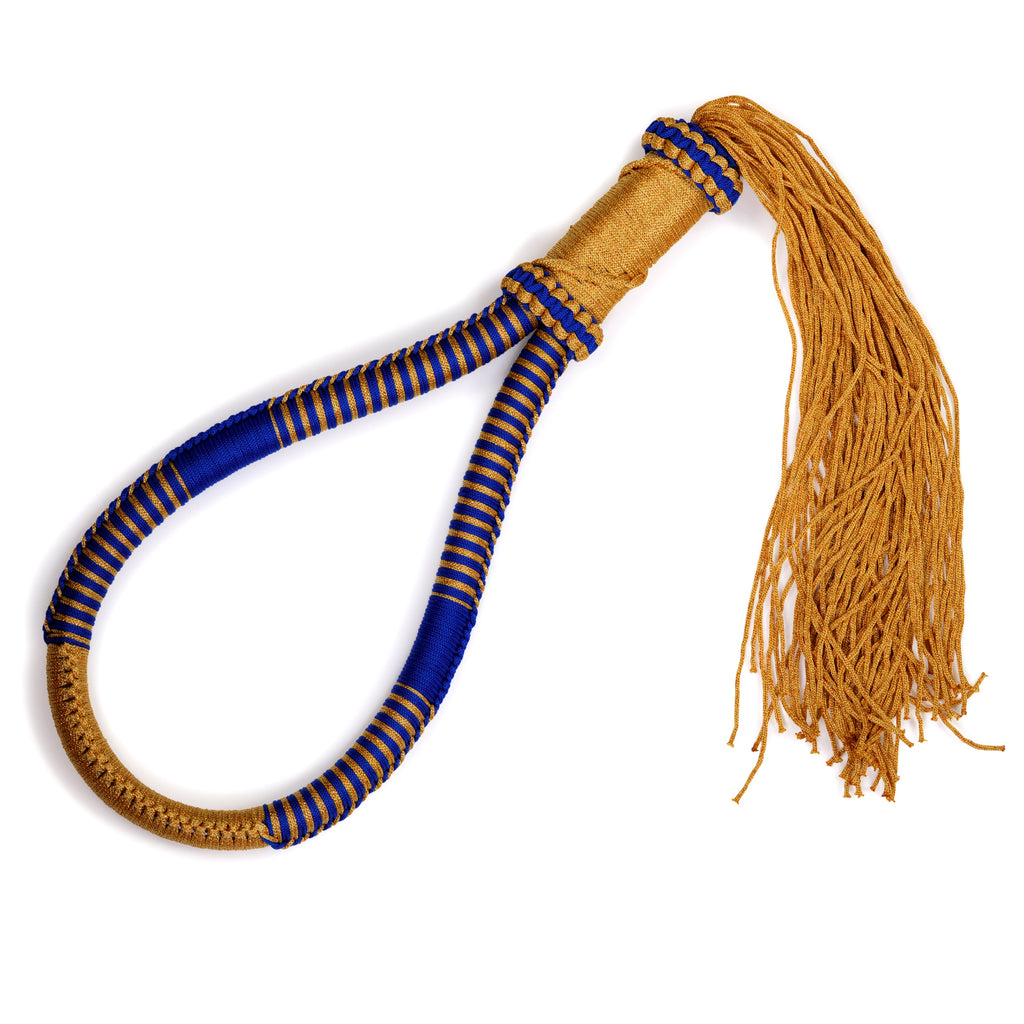 MK2BG Hand-Woven Mongkol, Blue and Gold
