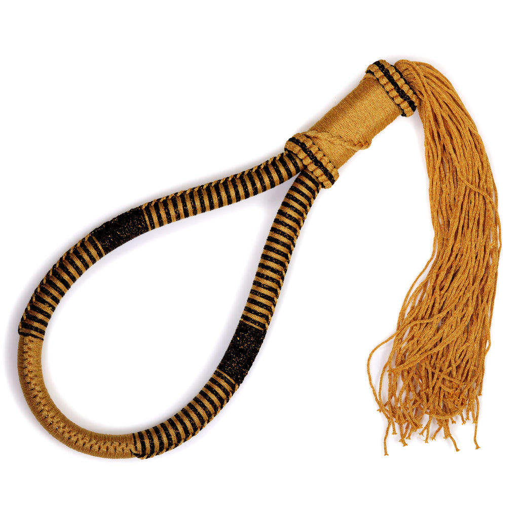 MK2BKG Hand-Woven Mongkol, Black and Gold