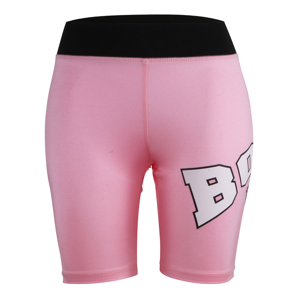 Long Light Pink MMA Shorts MMLLP