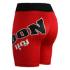 Long Red MMA Shorts MMLRD