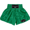 MT01G Muay Thai Shorts GREEN PLAIN
