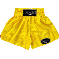MT01Y Muay Thai Shorts YELLOW PLAIN
