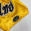 MT02YG Muay Thai Shorts YELLOW-GOLD CLASSIC