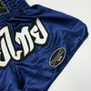 MT02NB Muay Thai Shorts NAVY CLASSIC