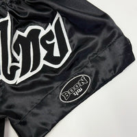 MT02BK Muay Thai Shorts BLACK CLASSIC