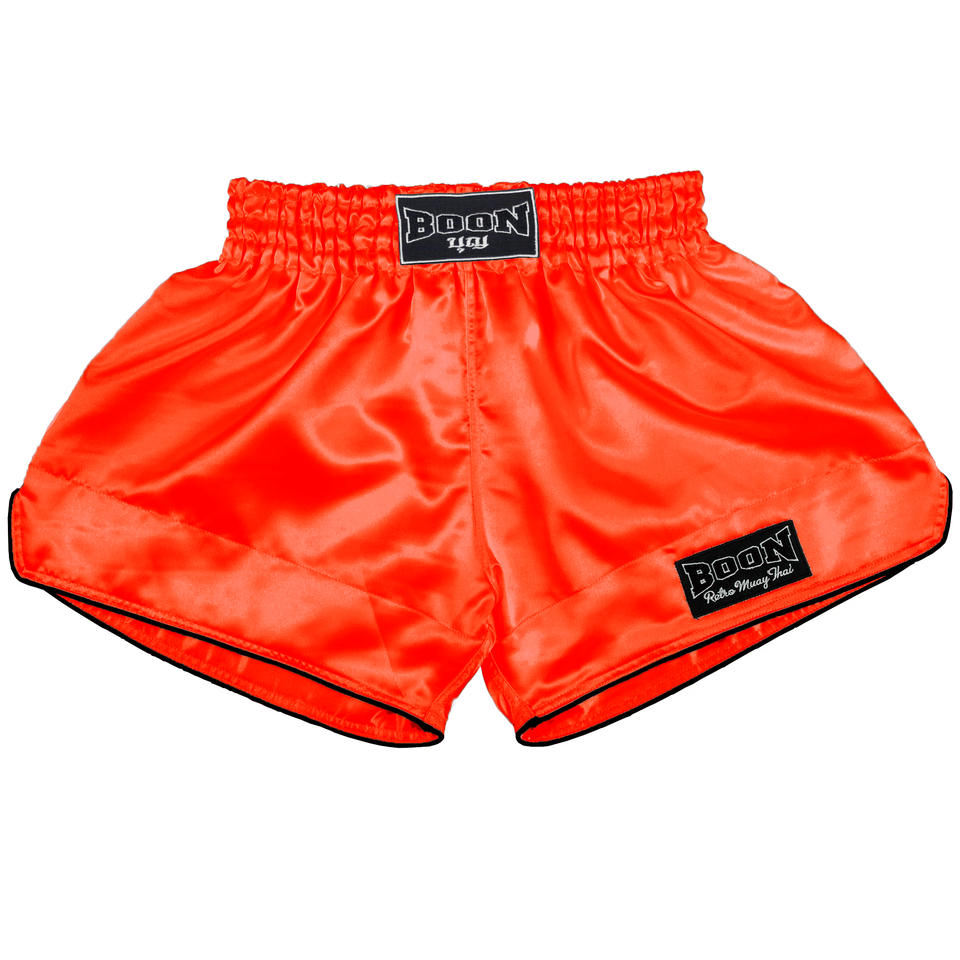 RSO Retro Muay Thai Shorts ORANGE – BOON Sport
