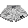 RSSV Retro Muay Thai Shorts SILVER - BOON Sport