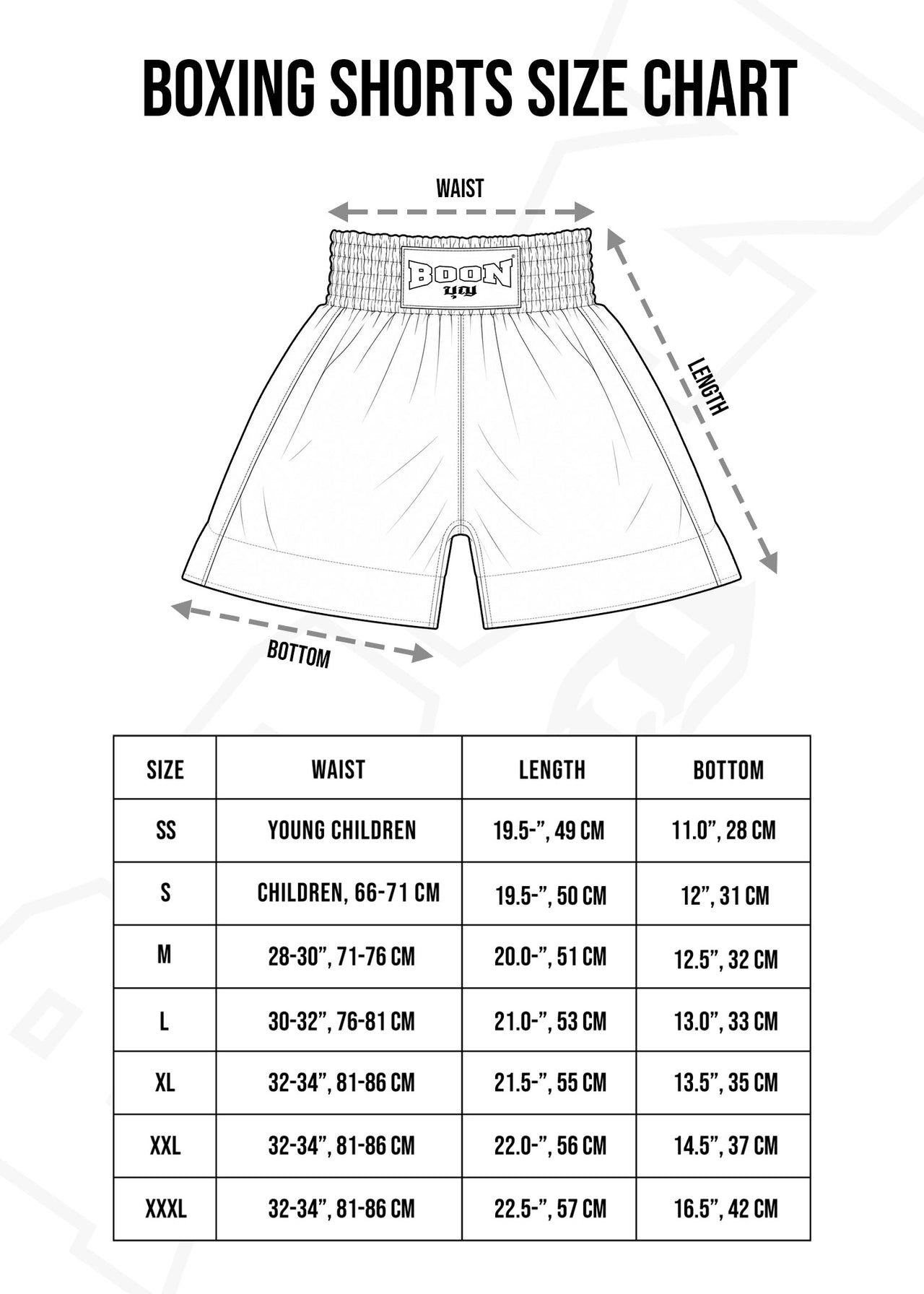 BSB Black boxing shorts