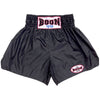 MN01 Muay Thai Shorts Black (nylon) - BOON Sport