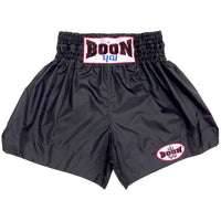 MN01 Muay Thai Shorts Black (nylon) - BOON Sport