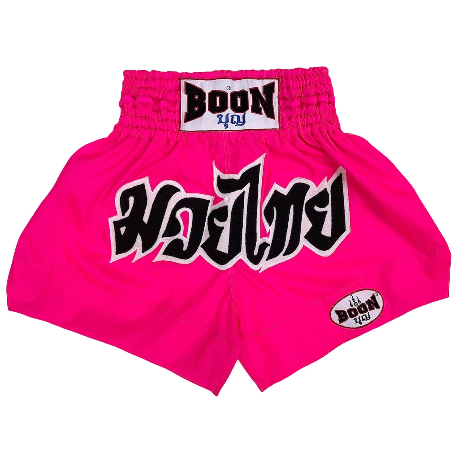 MN02 Muay Thai Shorts HOT PINK CLASSIC (nylon)