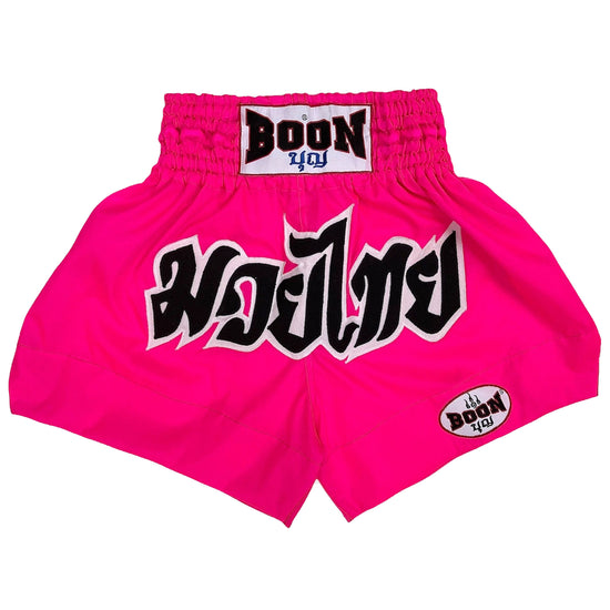 MN02 Muay Thai Shorts HOT PINK CLASSIC (nylon)