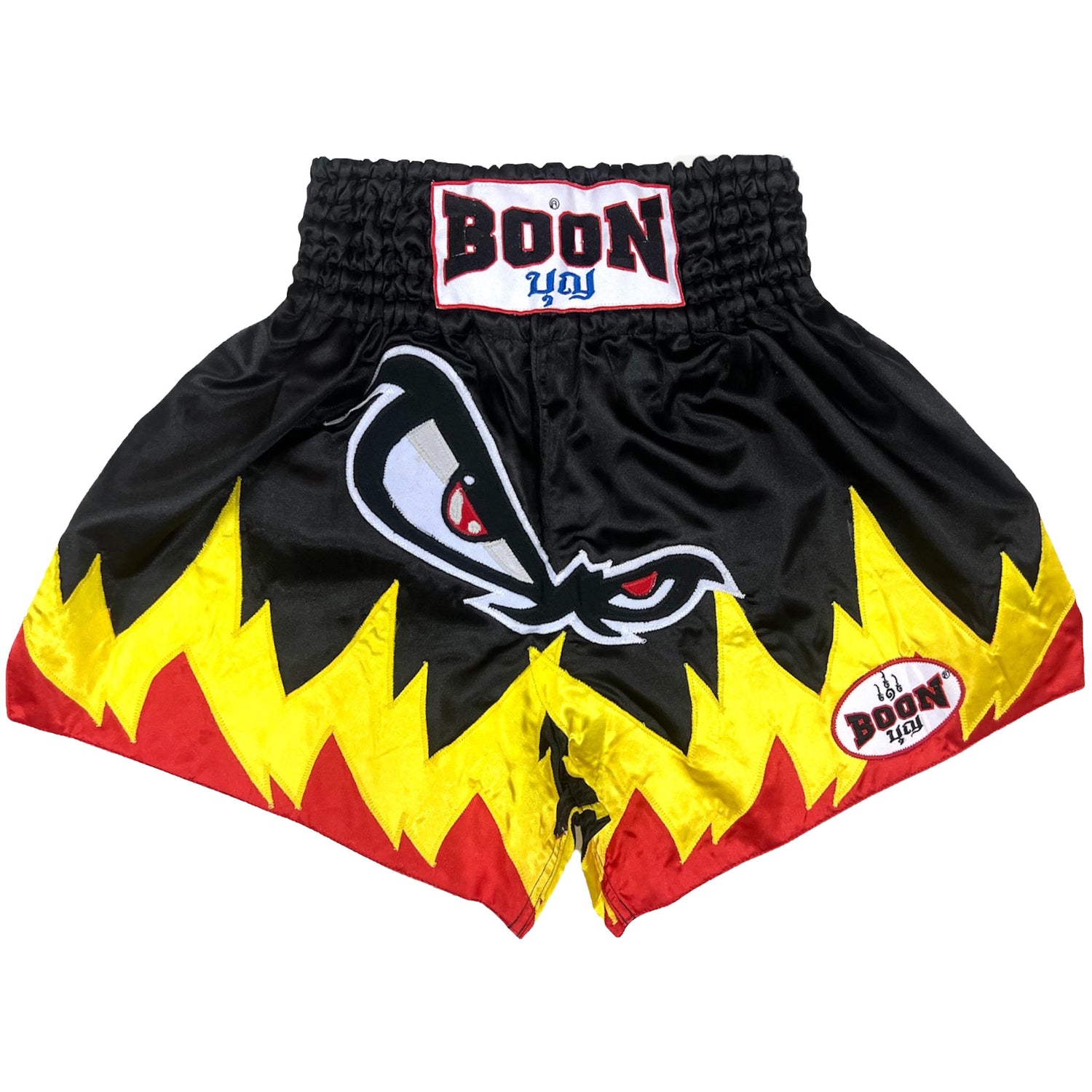 MT18 Muay Thai Shorts NO FEAR FLAMES