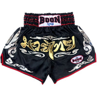 MT36 Muay Thai Shorts SILVER FLAMES - BOON Sport