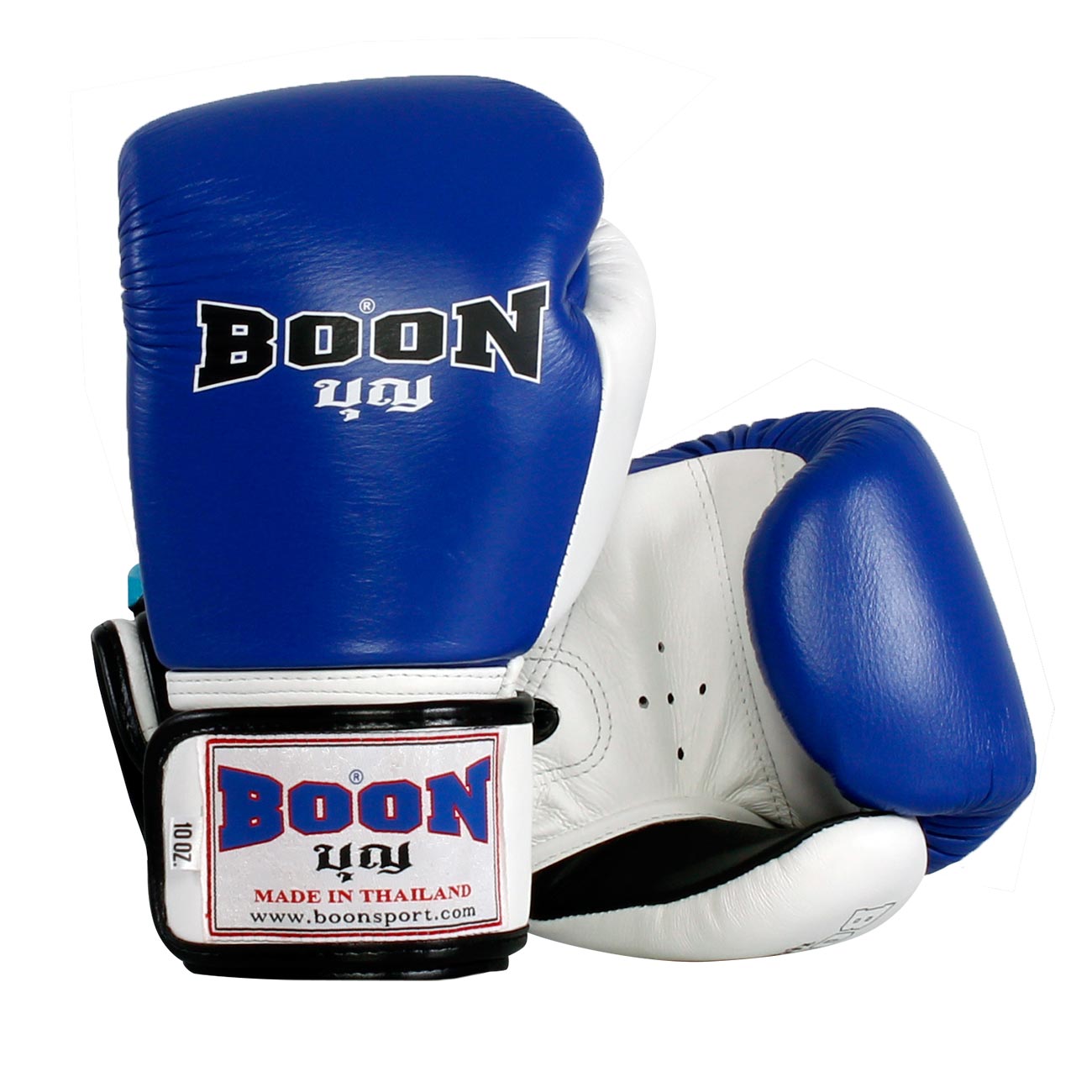 BGCBL Compact Velcro Glove Blue & White