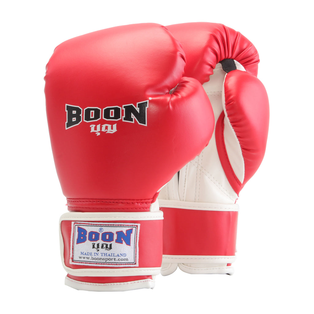 BGVCR Children's Gloves, Red & White - BOON Sport
