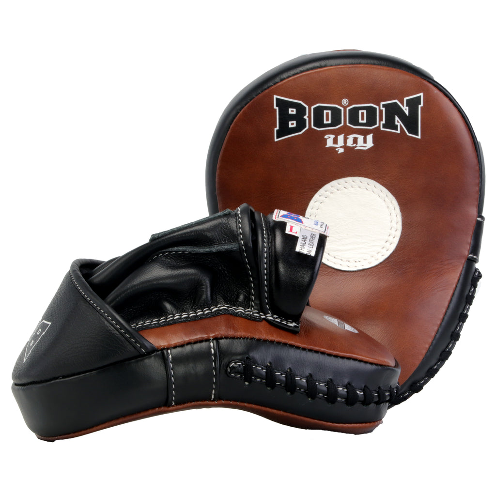 FMCHT Hooded Curved Focus Mitts  (Two Tone)
