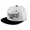BCWB BOON Snapback Cap WHITE & BLACK - BOON Sport