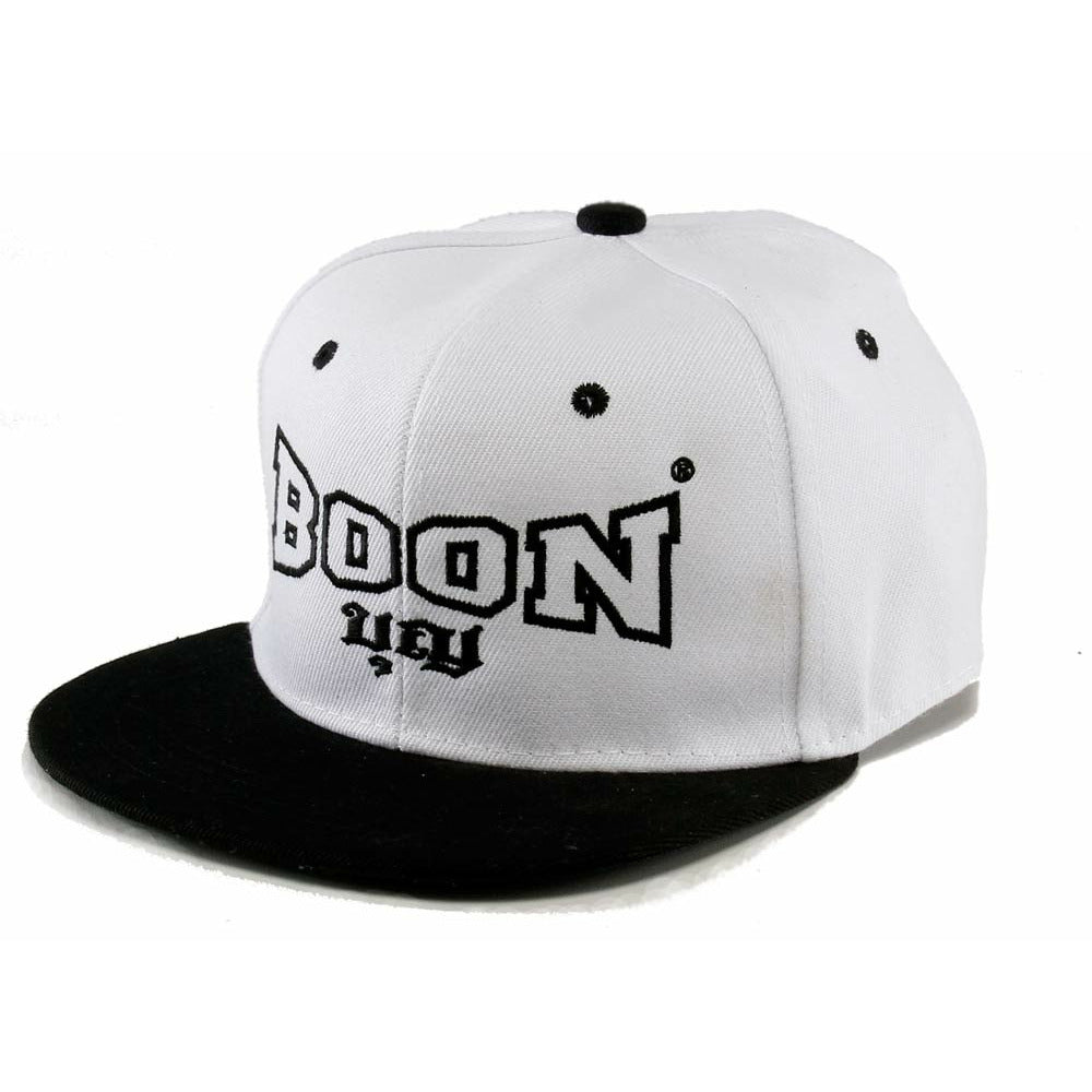 BCWB BOON Snapback Cap WHITE & BLACK - BOON Sport
