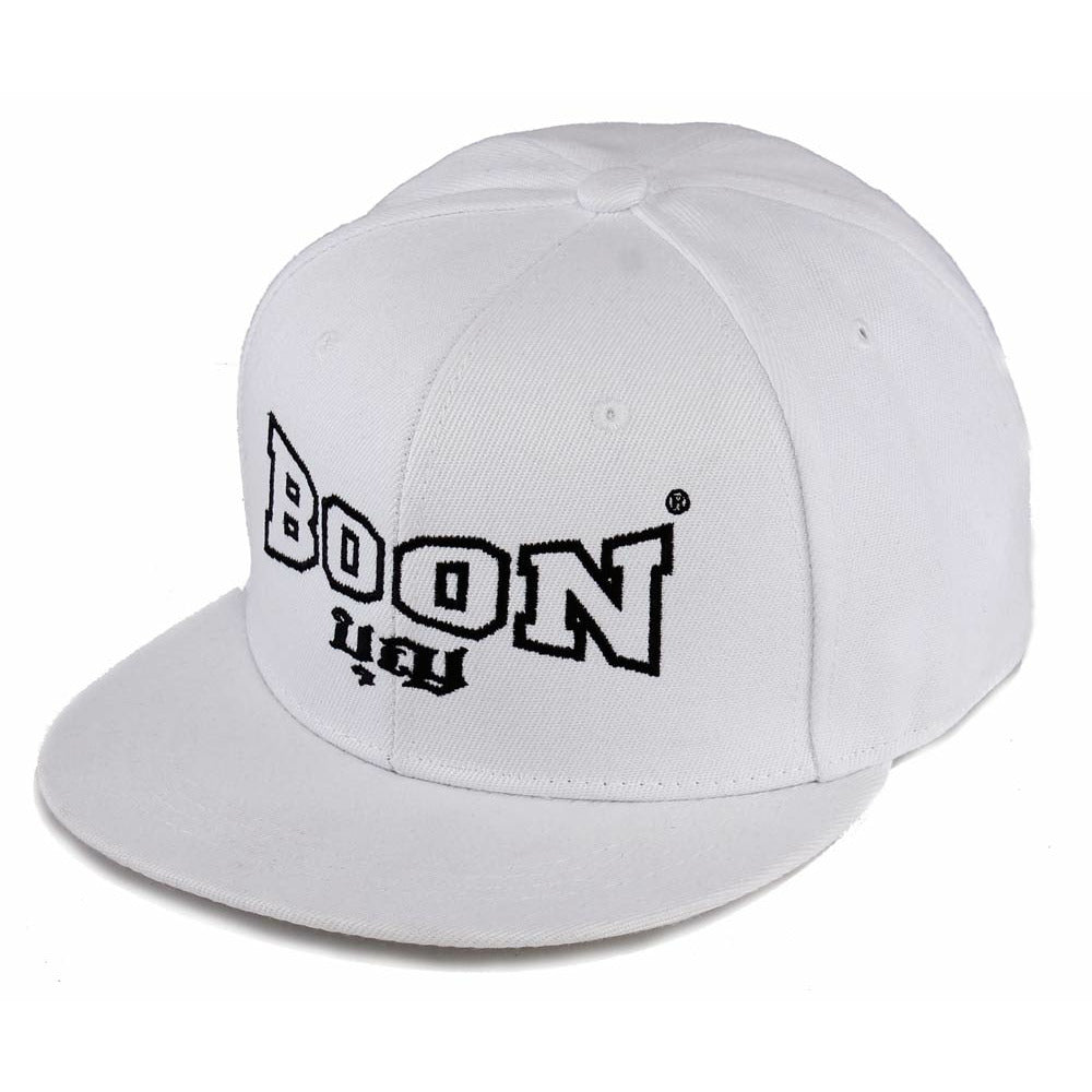 BCWH BOON Snapback Cap WHITE - BOON Sport
