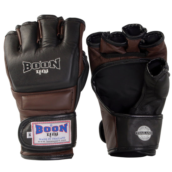 MMABRB MMA Gloves Black and Brown