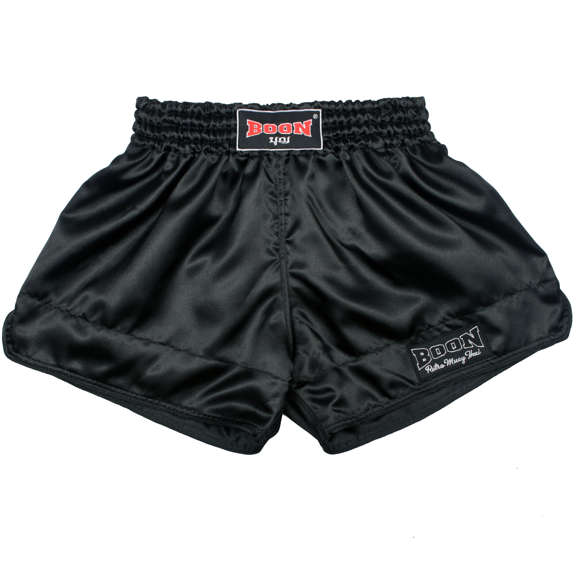  Muay Thai Shorts (Small) Black/Silver : Sports & Outdoors