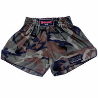 RSCG Retro Muay Thai Shorts CAMO GREEN