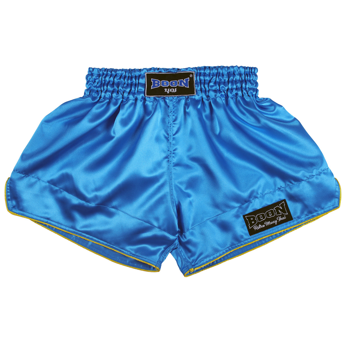RSLB Retro Muay Thai Shorts LIGHT BLUE