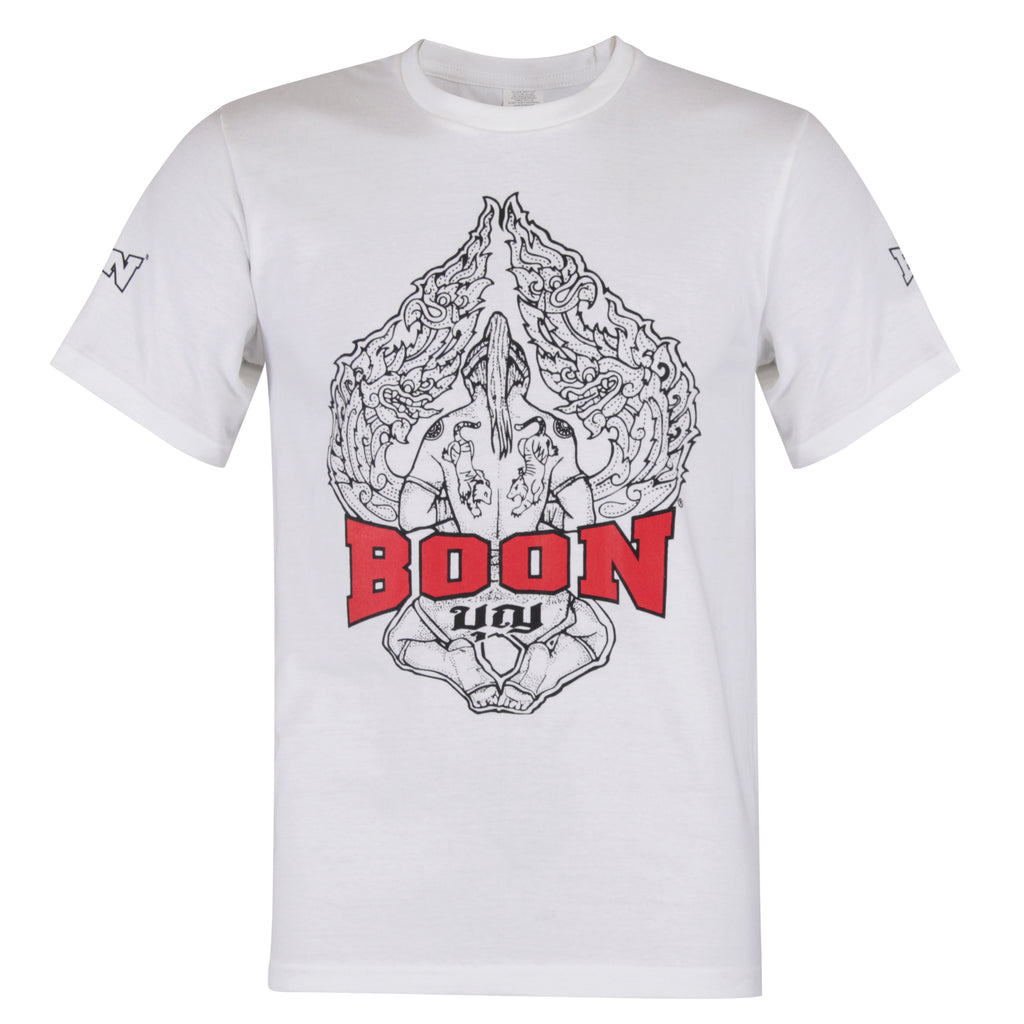 TSNMW T-Shirt Nak Muay White - BOON Sport