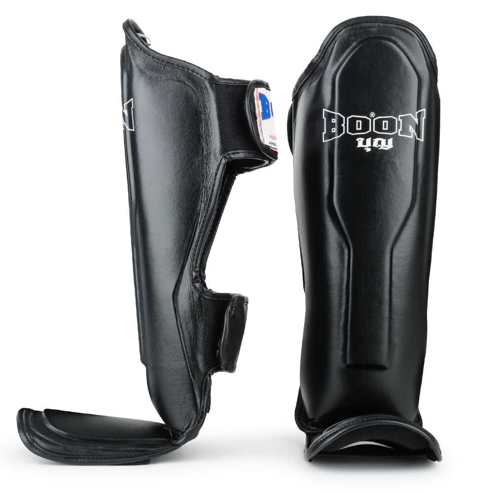 Boon Sport Leather Muay Thai Shin Guards