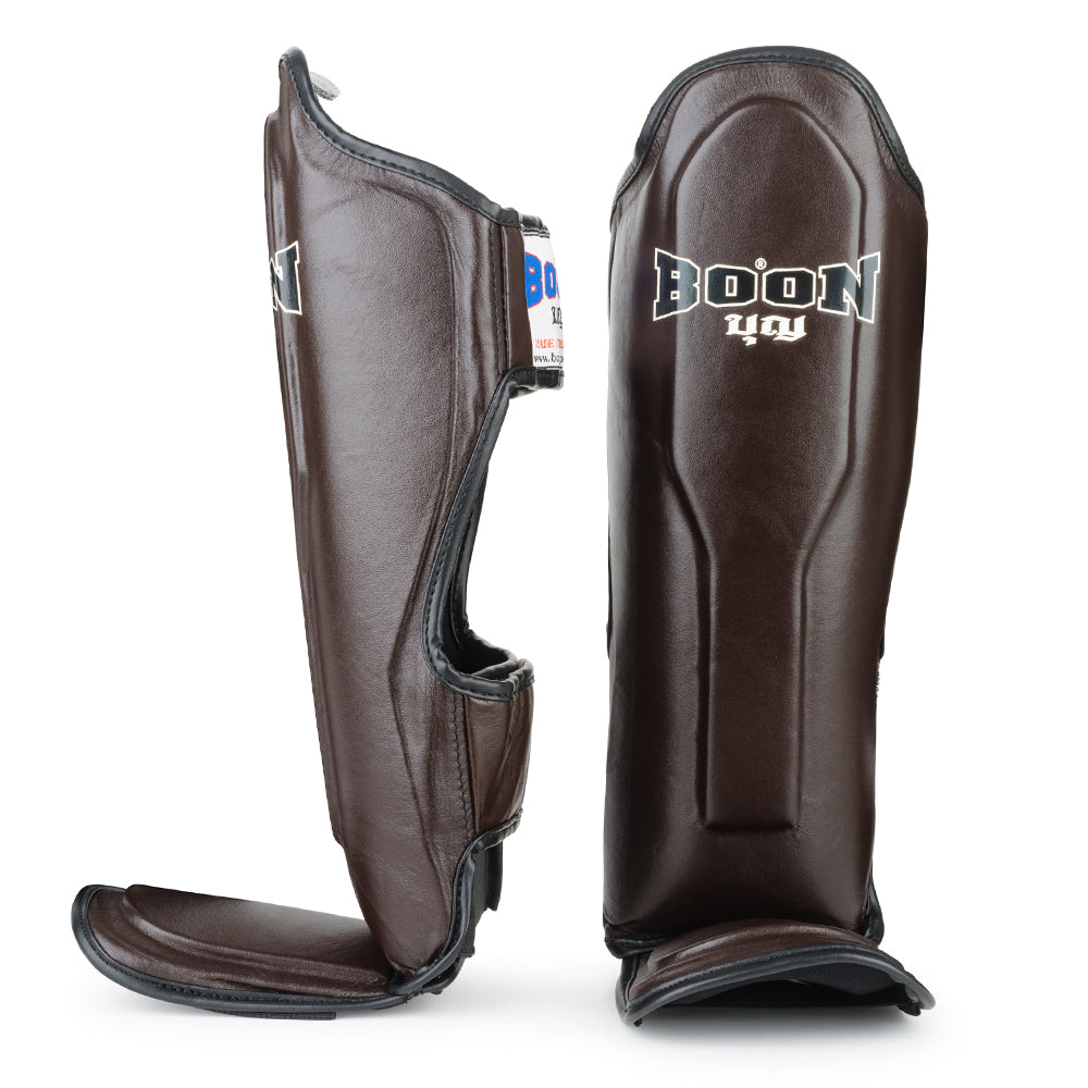 SPBR Shin Guards Brown