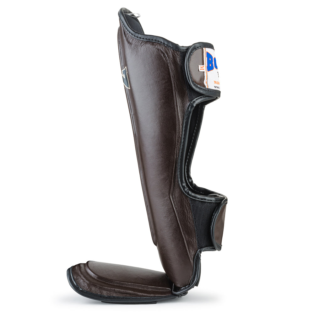 SPBR Shin Guards Brown